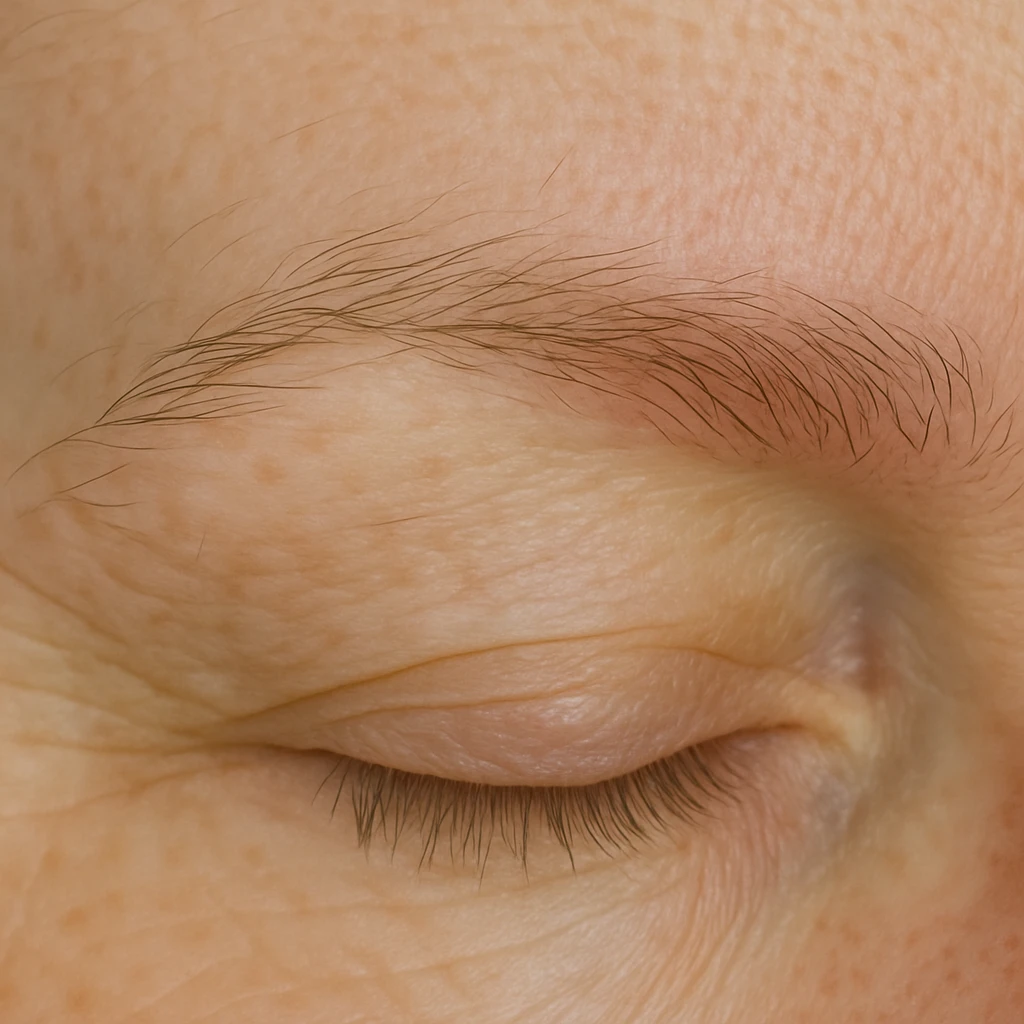 Hertoghe's sign, outer eyebrow thinning