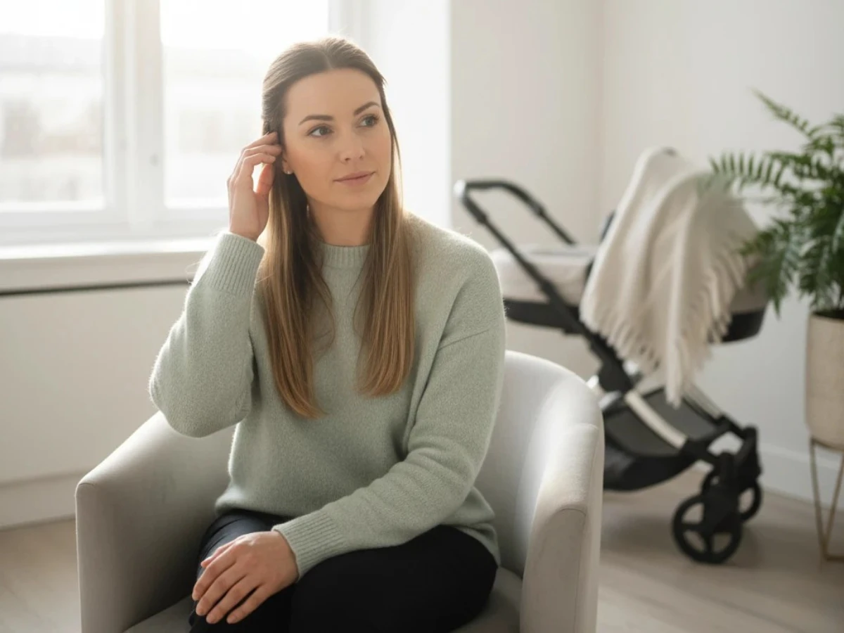 New mother in the first year postpartum