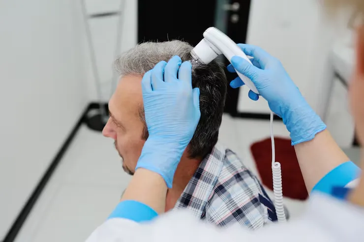 Trichoscopic scalp examination in Sussex